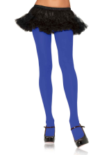 Leg Avenue Royal Blue Opaque Nylon Tights